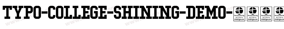 Typo-College-Shining-Demo字体转换