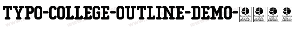 Typo-College-Outline-Demo字体转换