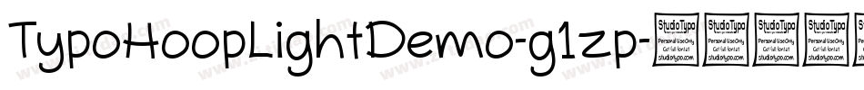 TypoHoopLightDemo-g1zp字体转换