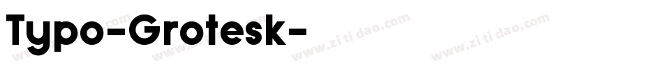 Typo-Grotesk字体转换