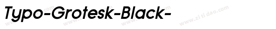 Typo-Grotesk-Black字体转换