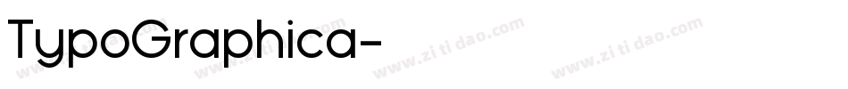 TypoGraphica字体转换