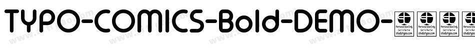 TYPO-COMICS-Bold-DEMO字体转换