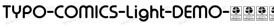 TYPO-COMICS-Light-DEMO字体转换