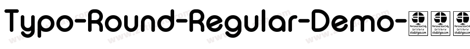 Typo-Round-Regular-Demo字体转换