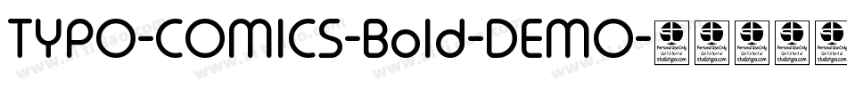 TYPO-COMICS-Bold-DEMO字体转换