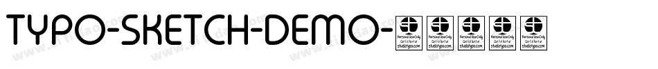 TYPO-SKETCH-DEMO字体转换