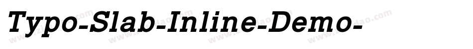 Typo-Slab-Inline-Demo字体转换