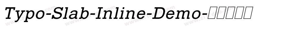Typo-Slab-Inline-Demo字体转换