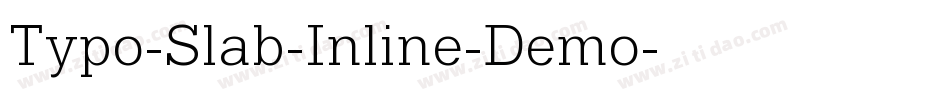 Typo-Slab-Inline-Demo字体转换