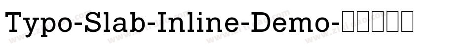 Typo-Slab-Inline-Demo字体转换
