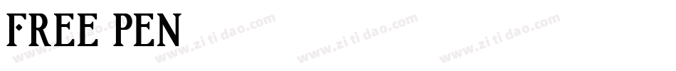 Free-Pen-2字体转换