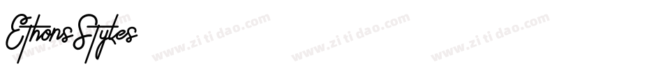 EthonsStyles字体转换