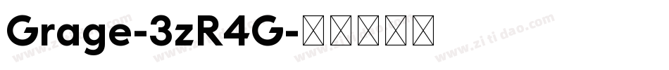 Grage-3zR4G字体转换 Grage-3zR4G字体转换