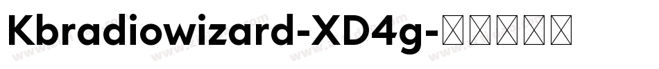 Kbradiowizard-XD4g字体转换 Kbradiowizard-XD4g字体转换