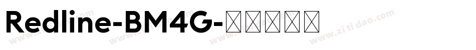 Redline-BM4G字体转换 Redline-BM4G字体转换