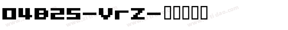 04B25-VrZ字体转换