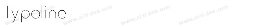 Typoline字体转换
