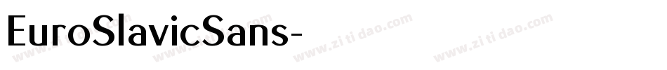 EuroSlavicSans字体转换