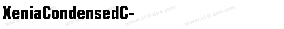 XeniaCondensedC字体转换