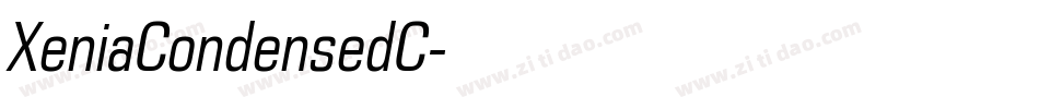 XeniaCondensedC字体转换
