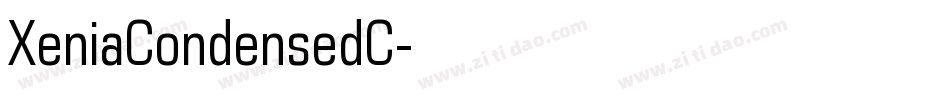 XeniaCondensedC字体转换