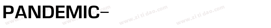 PANDEMIC字体转换
