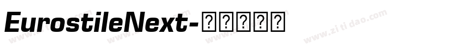 EurostileNext字体转换