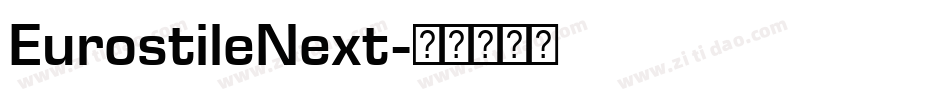 EurostileNext字体转换