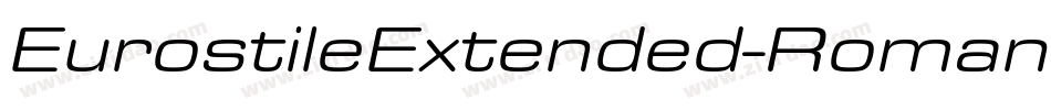 EurostileExtended-Roman-DTC字体转换