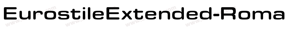 EurostileExtended-Roman-DTC字体转换