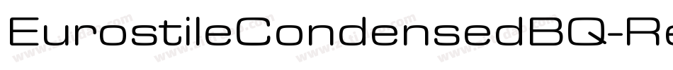 EurostileCondensedBQ-Regular字体转换