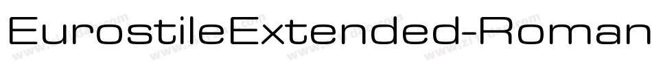 EurostileExtended-Roman-DTC字体转换