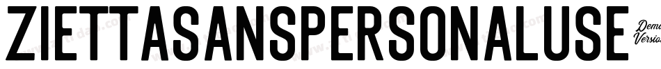 ZiettaSansPersonalUse-6YYpM字体转换