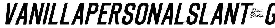 VanillaPersonalSlant-Gj9G字体转换