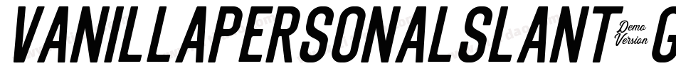 VanillaPersonalSlant-Gj9G字体转换