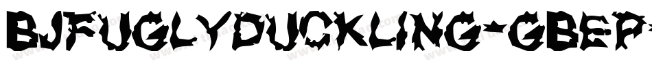 BjfUglyDuckling-gBEp字体转换