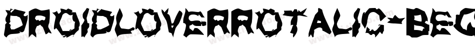 DroidLoverRotalic-BEql字体转换