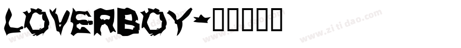 Loverboy字体转换
