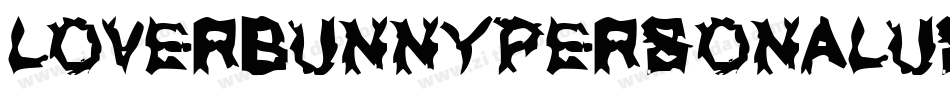 LoverbunnypersonaluseScript-ZVy8x字体转换