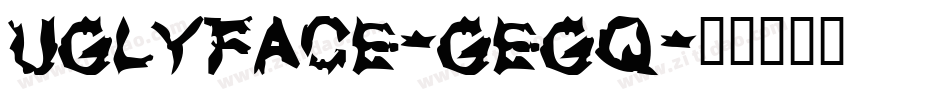 UglyFace-gEGq字体转换