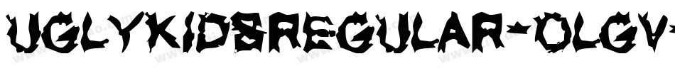 UglyKidsRegular-olGV字体转换