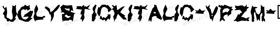 UglyStickItalic-vpZM字体转换