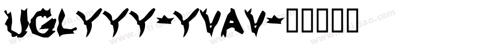 Uglyyy-YVav字体转换