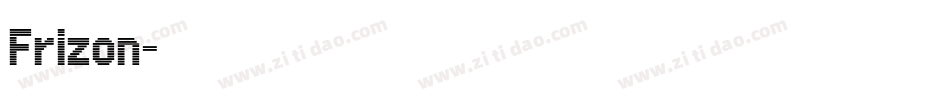 Frizon字体转换