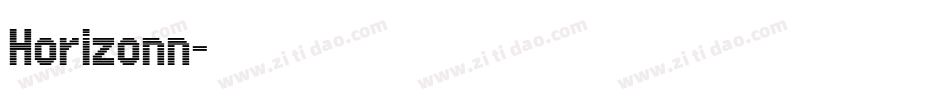 Horizonn字体转换