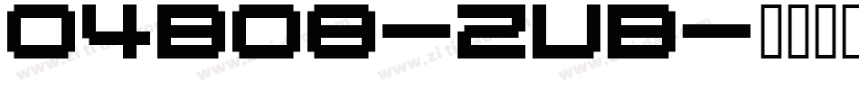04B08-ZvB字体转换