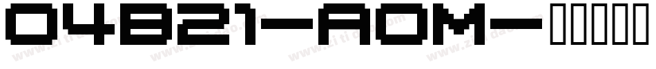 04B21-AoM字体转换