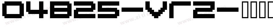 04B25-VrZ字体转换