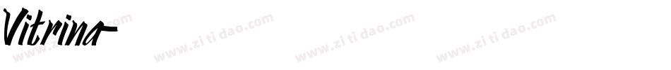 Vitrina字体转换